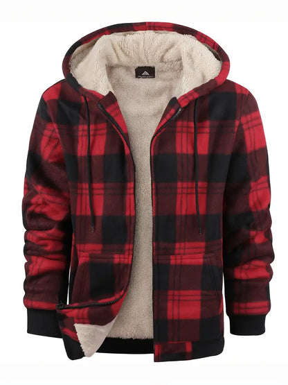 Jorick - Heren Winter Warme Fleece Gevoerde Jas