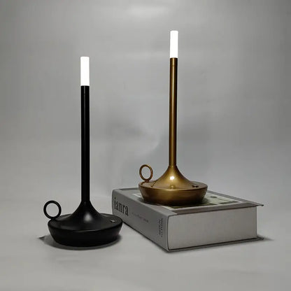 GlowCandle Luxe Touch Bediening Lamp met Dimmer in Gotische Kaars vorm