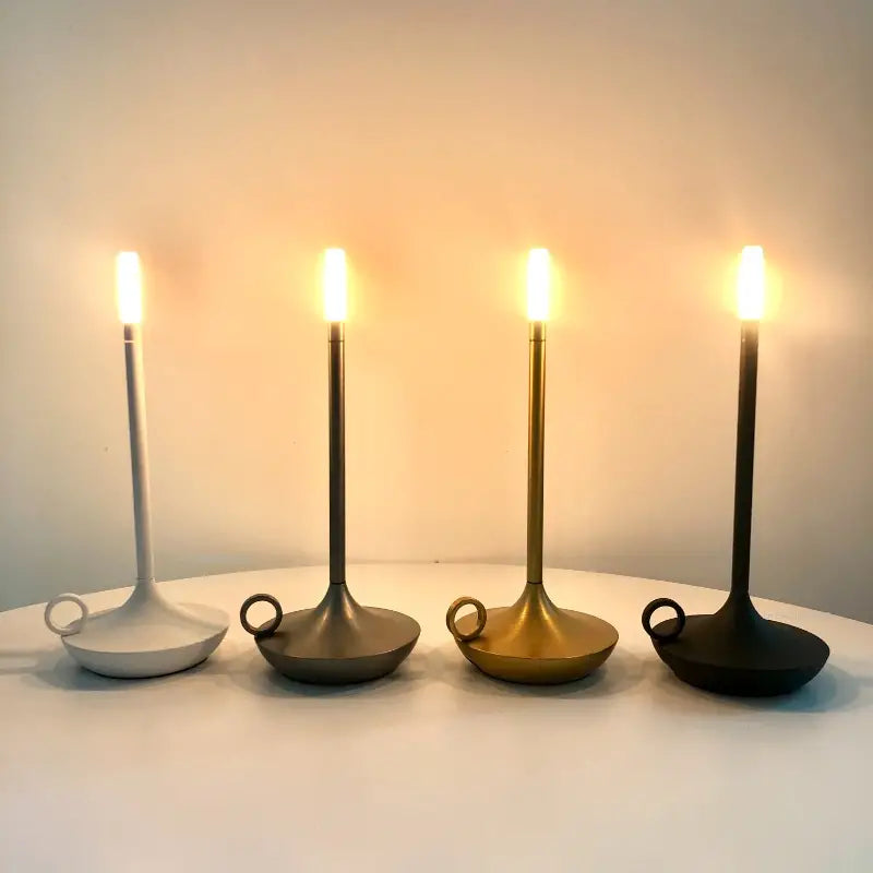 GlowCandle Luxe Touch Bediening Lamp met Dimmer in Gotische Kaars vorm