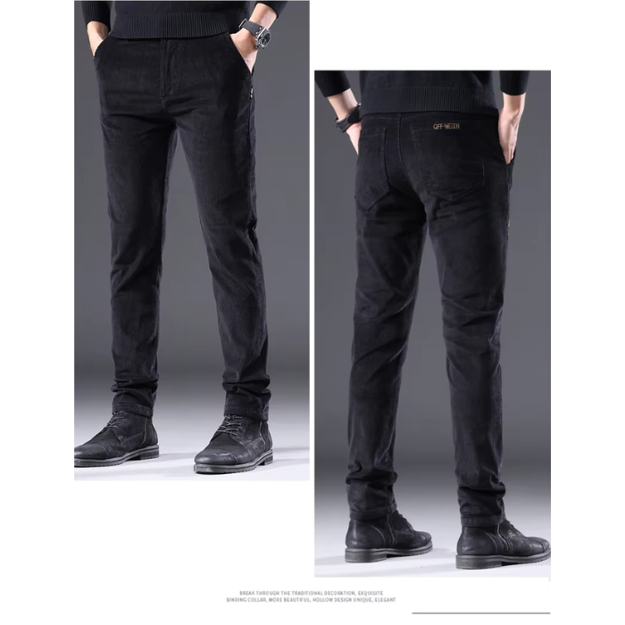 Odette - Corduroy broek met fleece voering en isolatie.