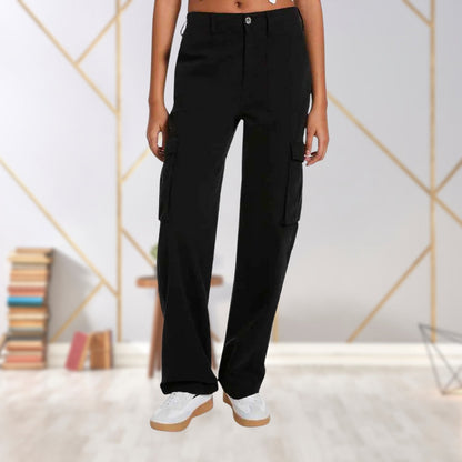 Fay Cargo Pants met Verstelbare Tailleband voor een Slanke Middel en Comfy Fit