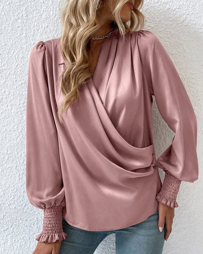 Reina - Elegante Blouse met V-hals