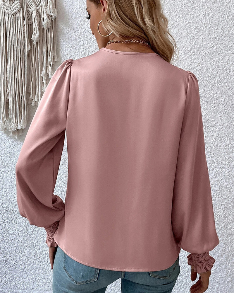 Reina - Elegante Blouse met V-hals