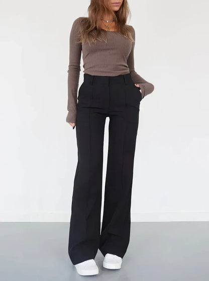 Lily - Hoge Taille Flared Broek