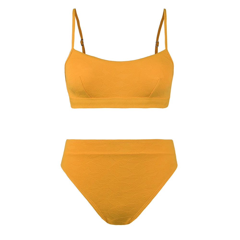 Natalie - Oranje Bikini Set