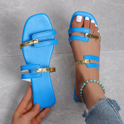 Ayra - Comfortabele Platte Zomersandalen voor Dames