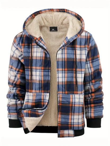 Jorick - Heren Winter Warme Fleece Gevoerde Jas