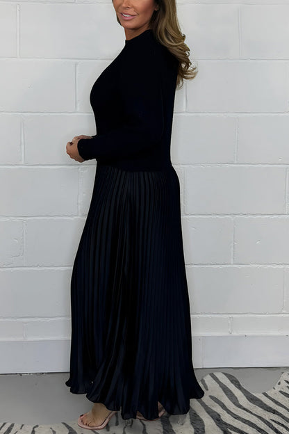 Anna - Unieke winterjurk met rokdetail