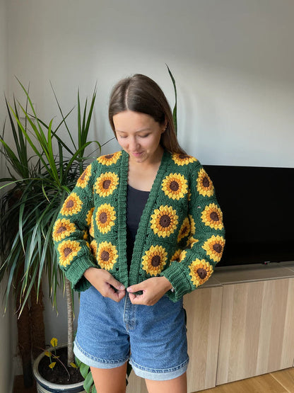 Hailey - Zonnebloem Vest - Haakpatroon