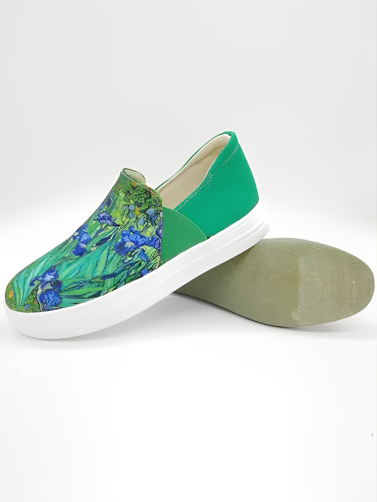 Leilani - Van Gogh Irissen Print Canvas schoenen