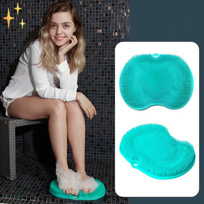 Turquoise Voetenscrubber Mat in Douche of tijdens Pedicure voor Schone, Verzorgde en Zachte Voeten