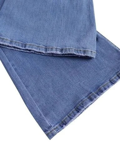 Avie - Vintage jeans met hoge taille