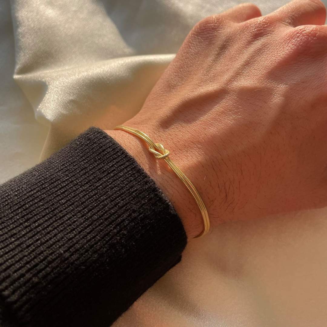 Vahla - Minimalistische Knoop Armband