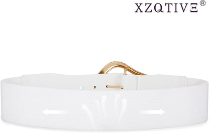 Ella - Brede Elastische Riem met Abstract Ontwerp voor Vrouwen