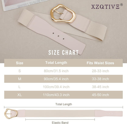 Ella - Brede Elastische Riem met Abstract Ontwerp voor Vrouwen