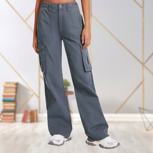 Fay Cargo Pants met Verstelbare Tailleband voor een Slanke Middel en Comfy Fit