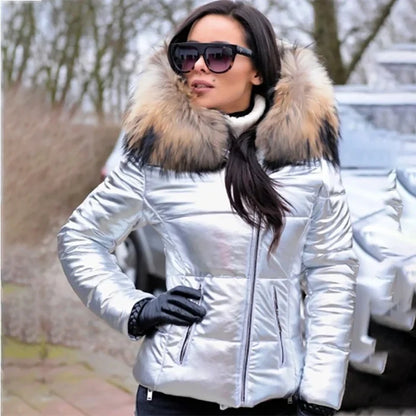 Isabella - Jas met Imitatiebont Kap