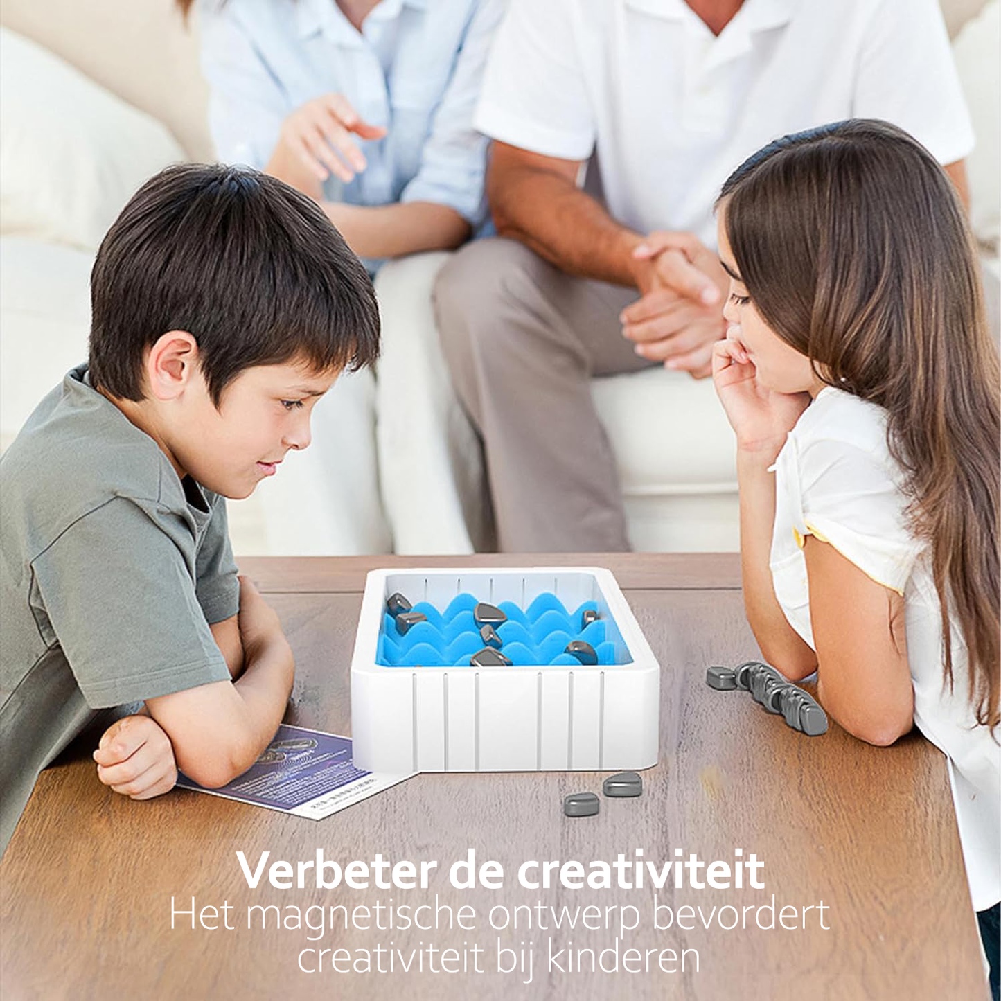 Magnetic Chess Leuk en Leerzaam Schermloos Interactief Stenen Spel Speelgoed voor Kinderen dat Cognitieve Vaardigheden Bevordert