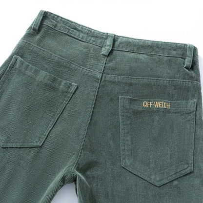 Odette - Corduroy broek met fleece voering en isolatie.