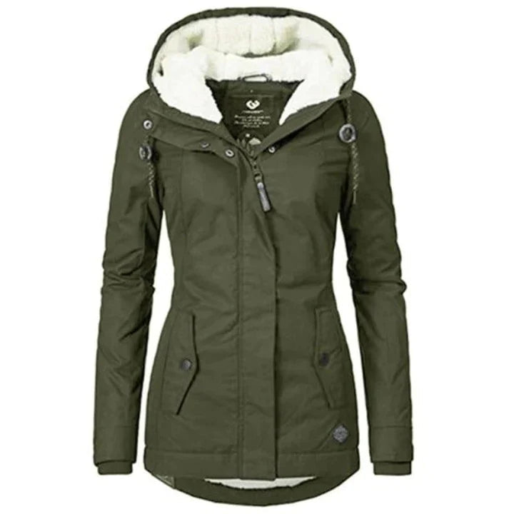 Sophia - Gewatteerde Winterparka met Capuchon