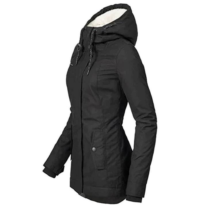 Sophia - Gewatteerde Winterparka met Capuchon