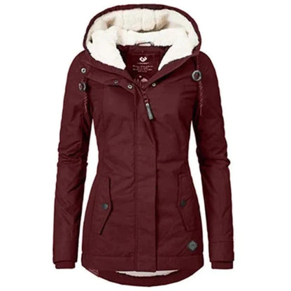 Sophia - Gewatteerde Winterparka met Capuchon