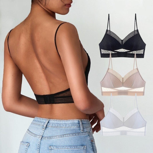 Esther - Bralette Push Up Bh Zonder Beugel Voor Kleding Met Open Rug