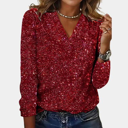 Margje - Glitter top voor dames