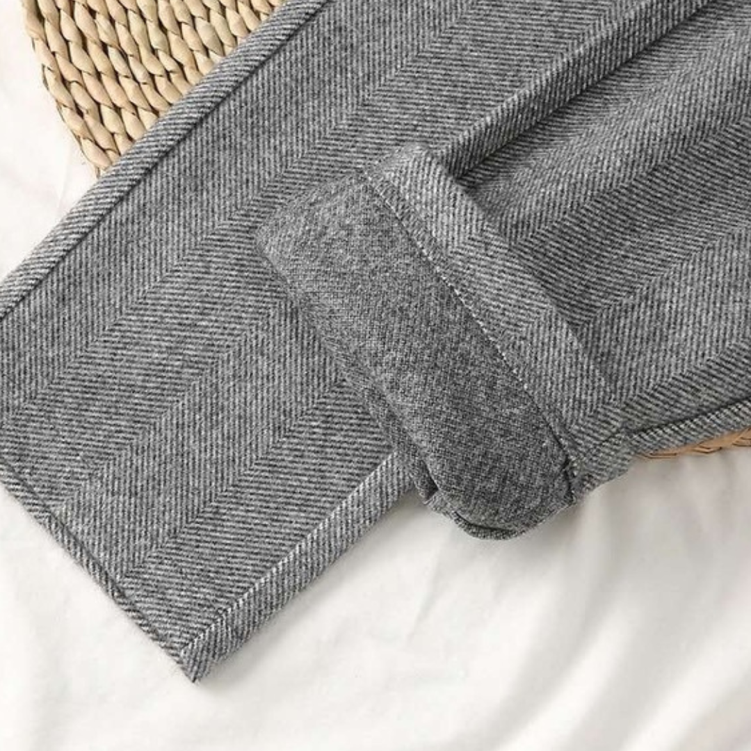 Mexx Warme Wollen Pantalon Damesbroek voor een Warme Professionele Look