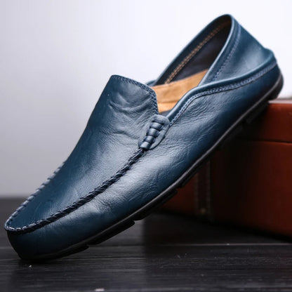 Luca - Luxe Leren Loafers met Comfortabele Pasvorm voor Een Verzorgde