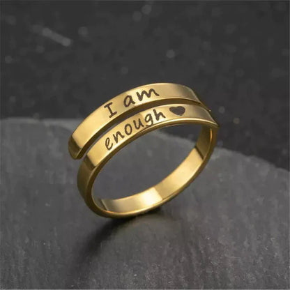 Darlene - 'I Am Enough' Ring