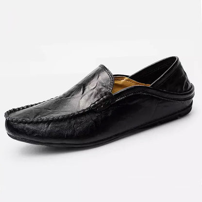 Luca - Luxe Leren Loafers met Comfortabele Pasvorm voor Een Verzorgde