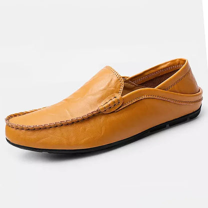 Luca - Luxe Leren Loafers met Comfortabele Pasvorm voor Een Verzorgde