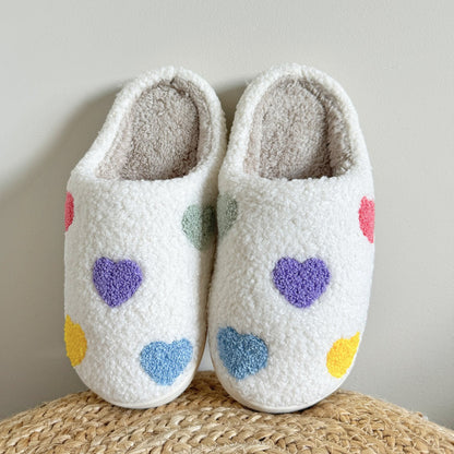 Maaike - Comfy slippers met hartjes