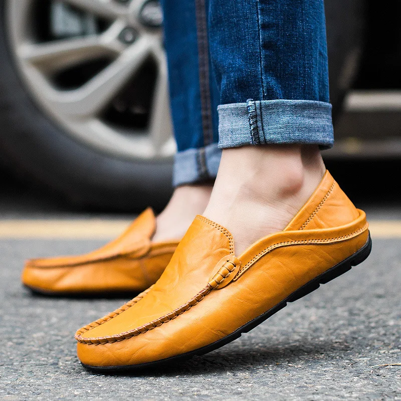 Luca - Luxe Leren Loafers met Comfortabele Pasvorm voor Een Verzorgde