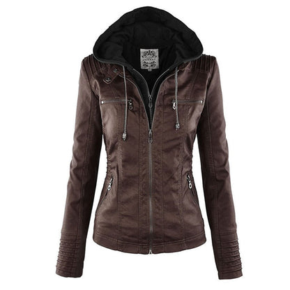 Anna - Leren zomerjas voor dames