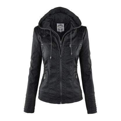 Anna - Leren zomerjas voor dames