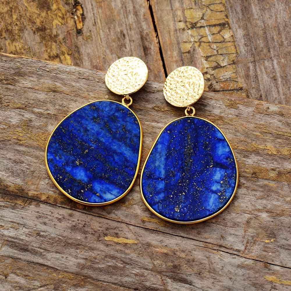 HealWithin Lapis Lazuli Bescherming Oorbellen