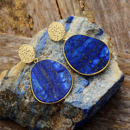 HealWithin Lapis Lazuli Bescherming Oorbellen