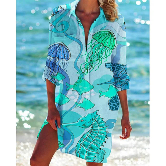 Isadora - Hawaii Bloemenprint Blouse