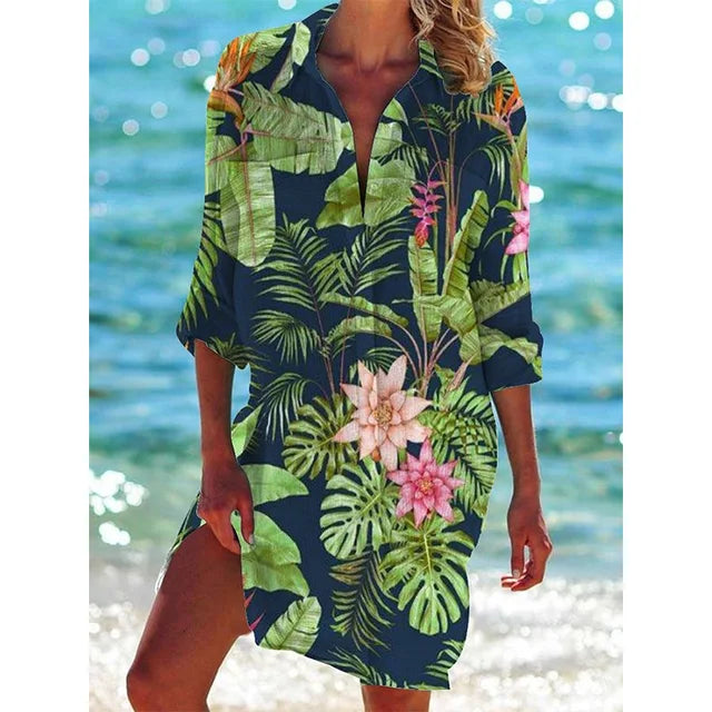 Isadora - Hawaii Bloemenprint Blouse