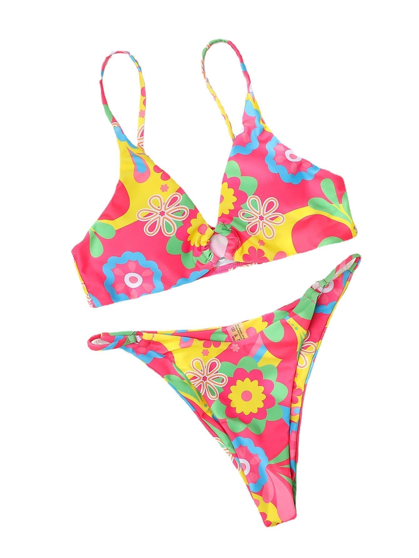 Paisley - Roze Bloemenprint Bikini