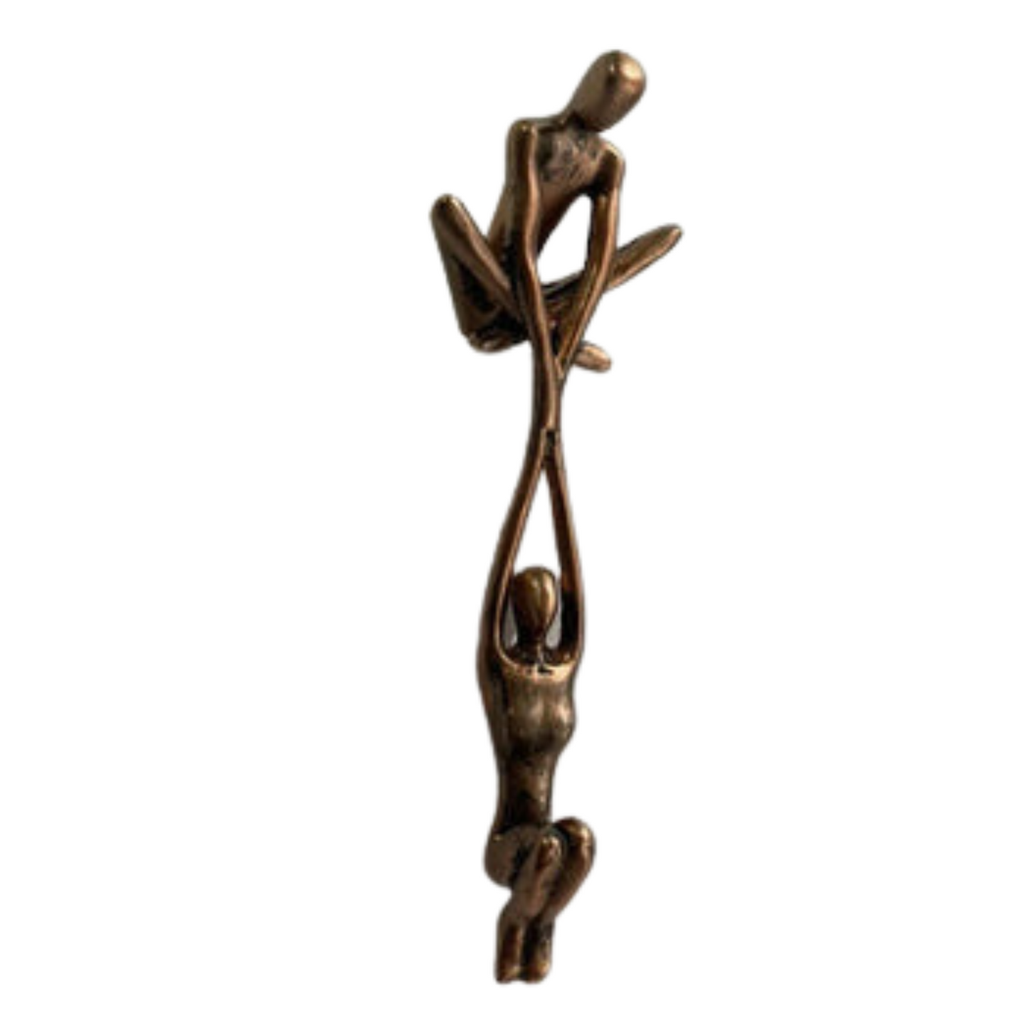 Forever Liefde en Kracht Bronzen Sculptuur Beeldje Luxe Huisdecoratie