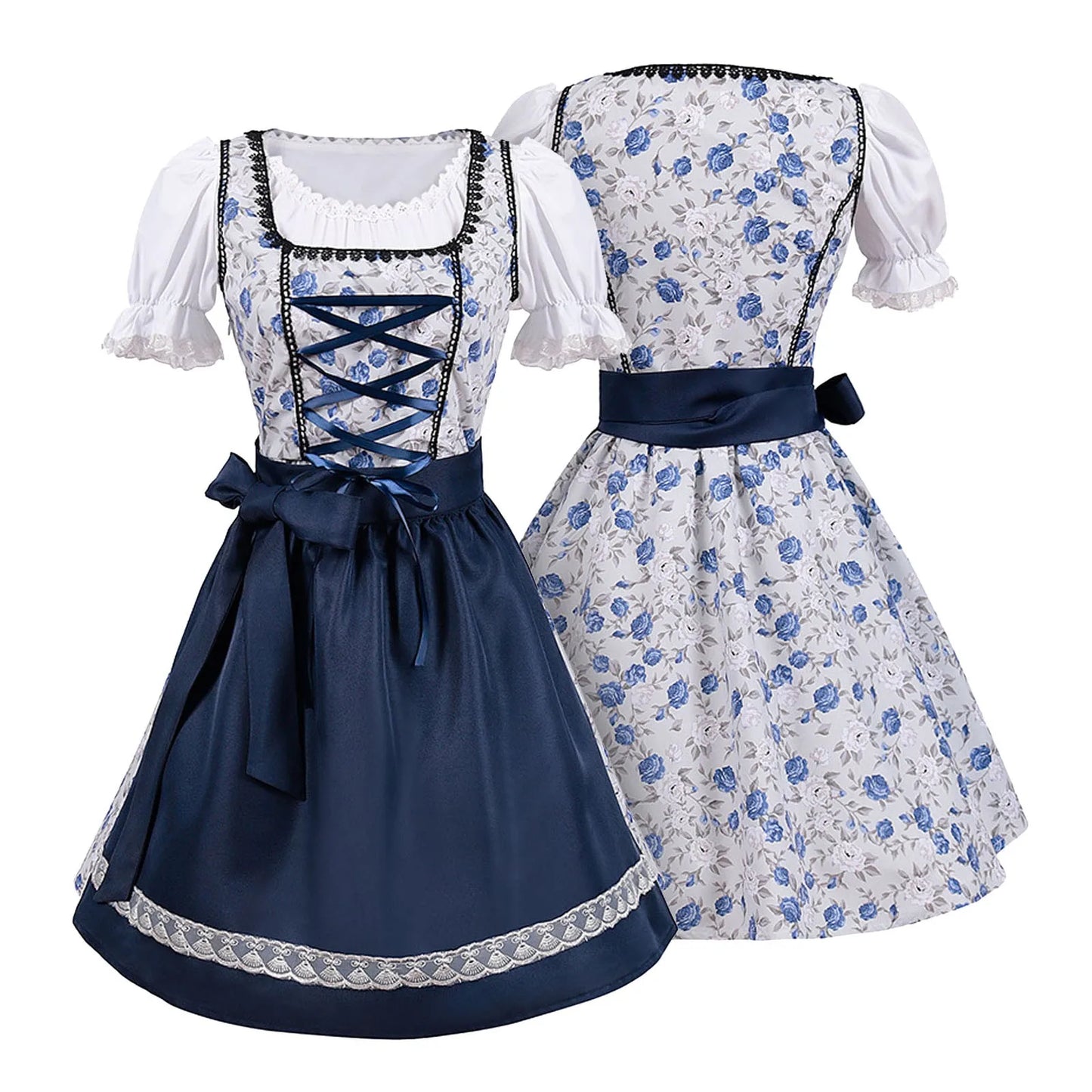 Christy - Kanten Oktoberfest Jurk voor Traditionele Kleding