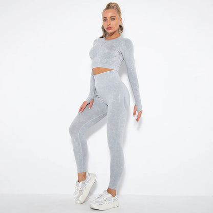 Vixen - Naadloze Yoga Set met Cropped Top