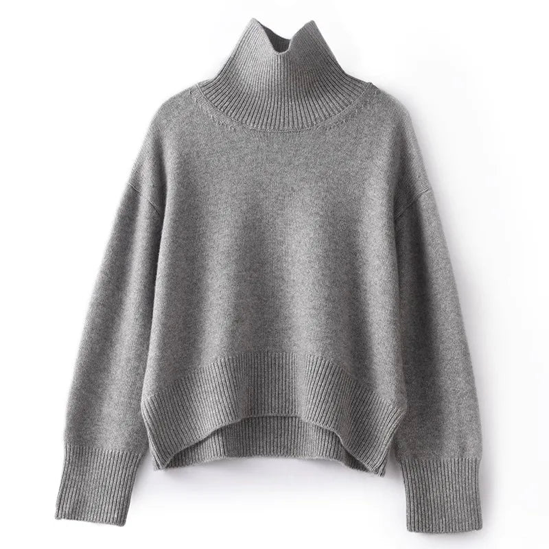 Tyra - Luxe Cashmere Turtleneck Trui