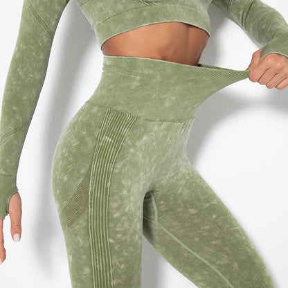 Vixen - Naadloze Yoga Set met Cropped Top