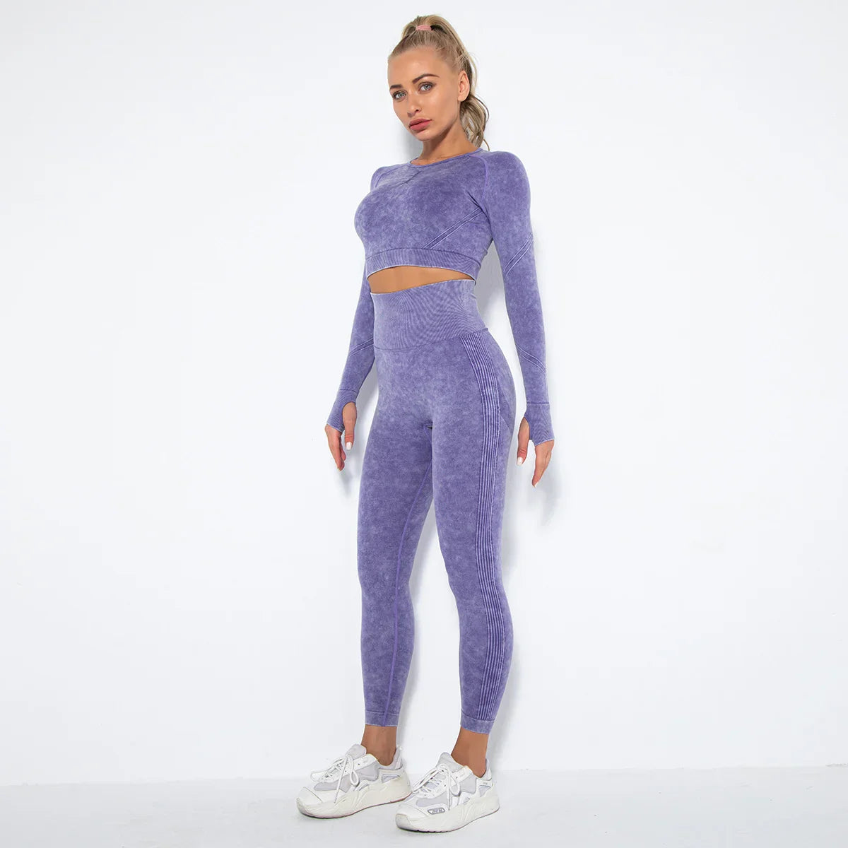 Vixen - Naadloze Yoga Set met Cropped Top