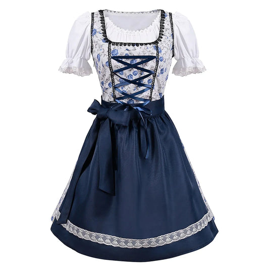 Christy - Kanten Oktoberfest Jurk voor Traditionele Kleding