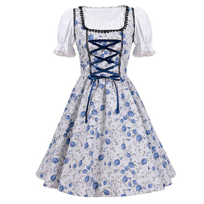 Christy - Kanten Oktoberfest Jurk voor Traditionele Kleding